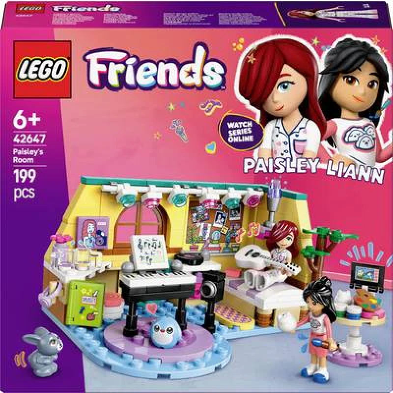 Image of LEGO LEGO Friends Paisley's Room Set with Toy Instruments 42647