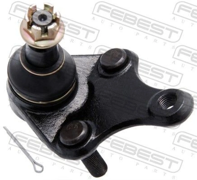 Image of FEBEST 0120-ZZE150 Ball joint Lower Front Axle Support-/Steering Link (2462)