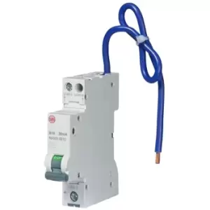 Image of Wylex - 10A 30mA Miniature rcbo with Switched Neutral, b Curve - n/a