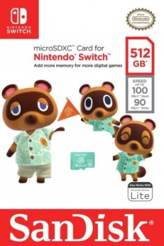 Image of Nintendo Switch Micro SD Memory Card - 512GB