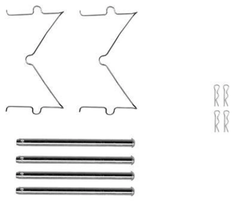 Image of Brake pad fitting kit TEXTAR 82562600