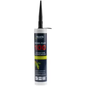 image of 100HMA Bond-Flex Black Silicone Sealant 290ML