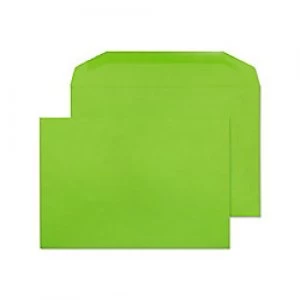 Image of Creative Bright Coloured Mailing Bag C5+ Gummed 162 x 235mm Plain 120 gsm Lime Green Pack of 500