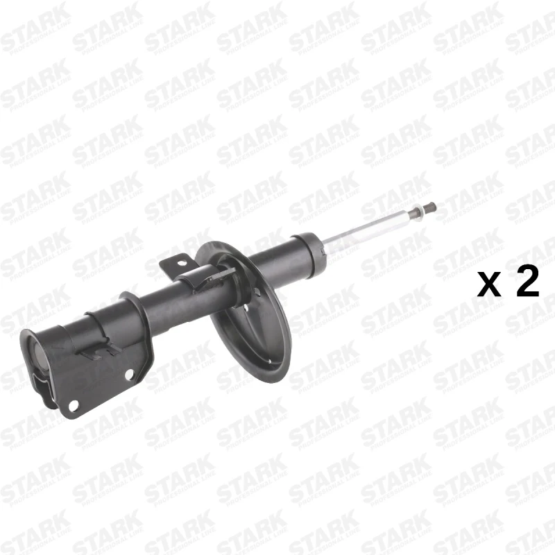 Image of STARK SKSA-01337307 Shock absorber Front Axle, Gas Pressure, Suspension Strut, Top pin Shock Absorber (854)