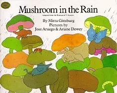 Image of mushroom in the rain adapted from the russian of v suteyev