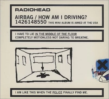 image of Radiohead Airbag / How Am I Driving? 1998 USA CD single 58701-2