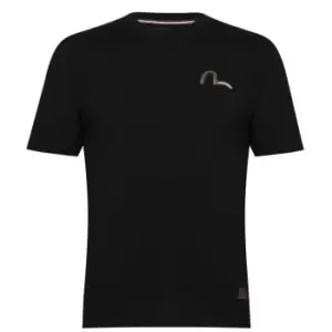 Image of EVISU Foil Raijin T Shirt - Black