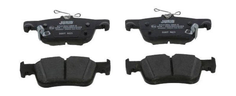 Image of JURID 574163J Brake pad set without accessories Brake Pad Set,disc brake (402)