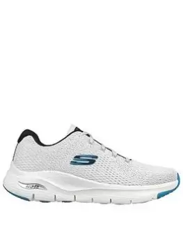 Image of Skechers Air-cooled Arch Fit Vegan Trainer - White, Size 10, Men