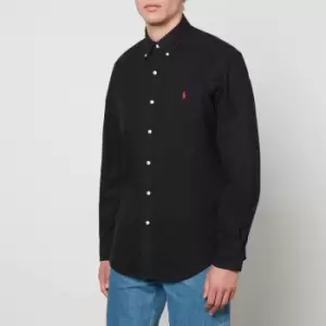 image of Polo Ralph Lauren Mens Brushed Flannel Shirt - Polo Black - M