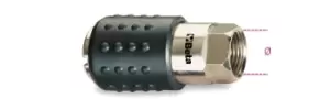 Image of Beta Tools 1917F Universal Ball Quick Fem Coupler Ø GAS BSP 1/2" Rubber Coated
