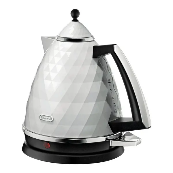 Image of DeLonghi KBJ3001.W Brillante Cordless 1.7L Kettle - White KBJ3001.W