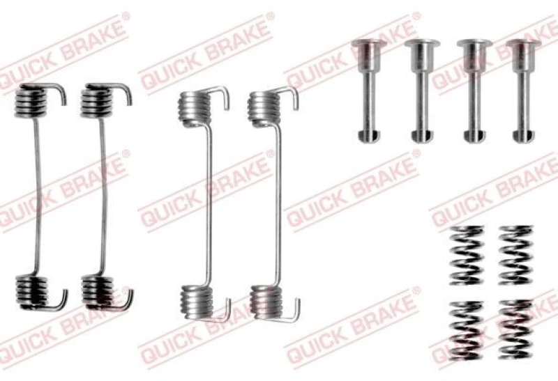 Image of QUICK BRAKE Brake shoe fitting kit QUICK BRAKE 105-0620