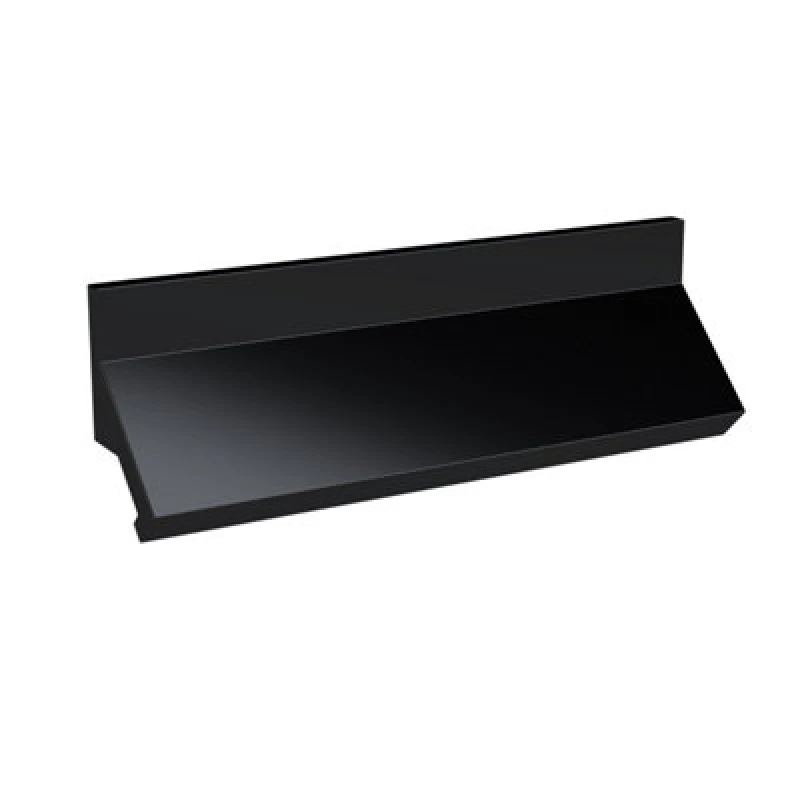 Image of Balterley Finger Pull Handle 175mm 160mm Centres Matt Black Black