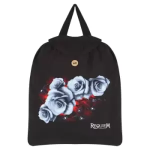 Image of Requiem Collective Fading Beauty Backpack (One Size) (Black/White/Red)