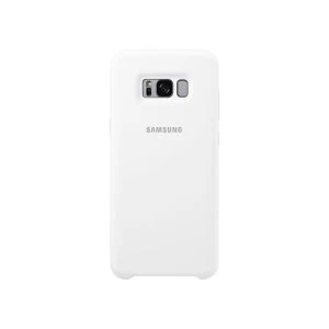 image of Samsung EF-PG955TWEGWW Galaxy S8 Plus Silicone Cover in White