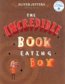 Image of The Incredible Book Eating Boy by Oliver Jeffers Paperback