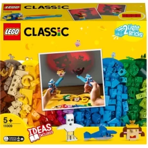 image of LEGO Classic: Bricks and Lights Building Set (11009)