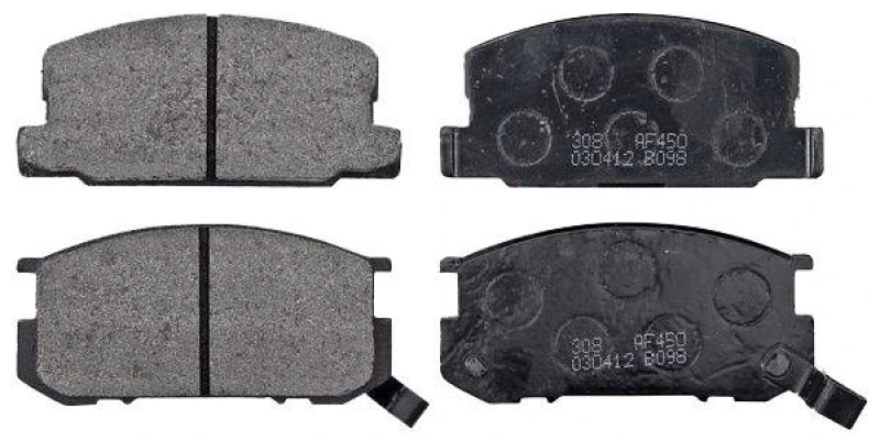 Image of A.B.S. 36585 Brake pad set with acoustic wear warning Brake Pad Set,disc brake (402)