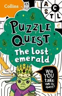 Image of The Lost Emerald : Solve More Than 100 Puzzles in This Adventure Story for Kids Aged 7+