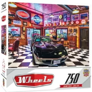 Image of Masterpieces Puzzle Wheels Black Beauty Puzzle 750 Piece Jigsaw Puzzle