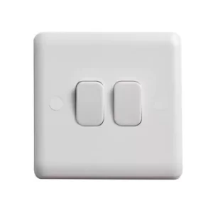 Image of Deta Vimark Light Switch 2-Gang 2-Way