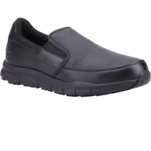 Image of Skechers Nampa Groton Mens Work Shoes Black Size 11