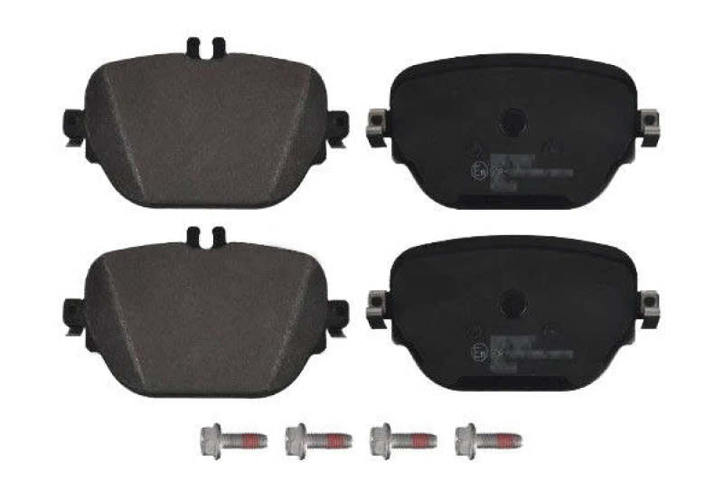 Image of SWAG 33 10 3783 Brake pad set Rear Axle, prepared for wear warning indicator, with bolts/screws Brake Pad Set,disc brake (402)