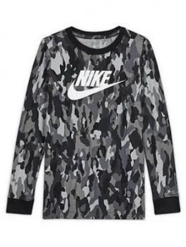 Image of Nike Older Boys T-Shirt, Black, Size XL, 13-15 Years