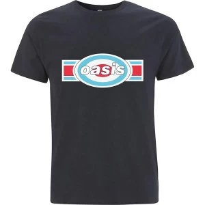 Image of Oasis - Oblong Target Unisex Large T-Shirt - Blue