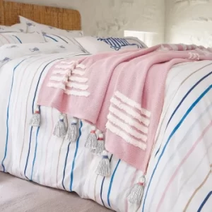 Joules Coastal Pink Throw Light Pink