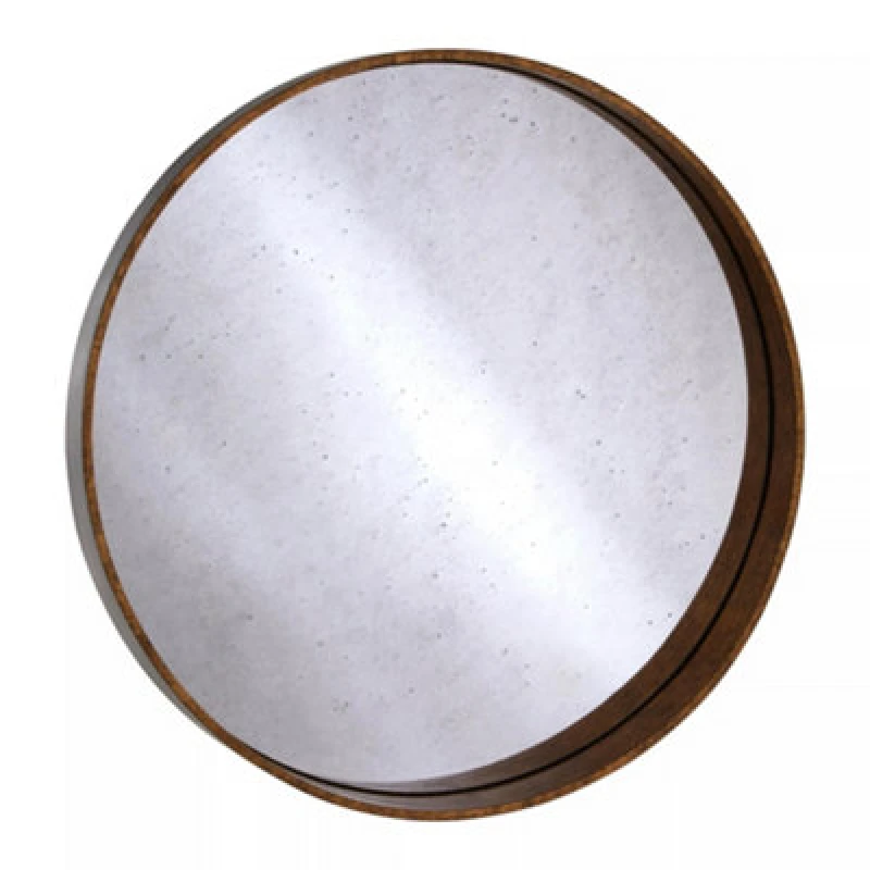 Image of Orsina Colton Wooden Frame Accent Wall Mirror
