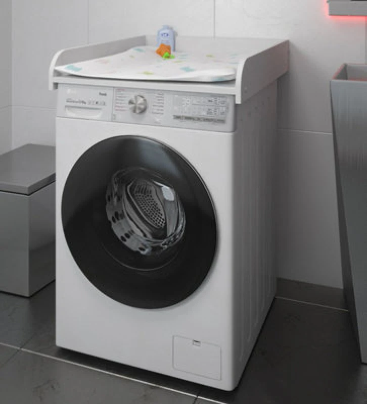 Image of Shefa Line Shefa 600 Washing Machine Baby Changing Top (Top Only) White (1 Box)