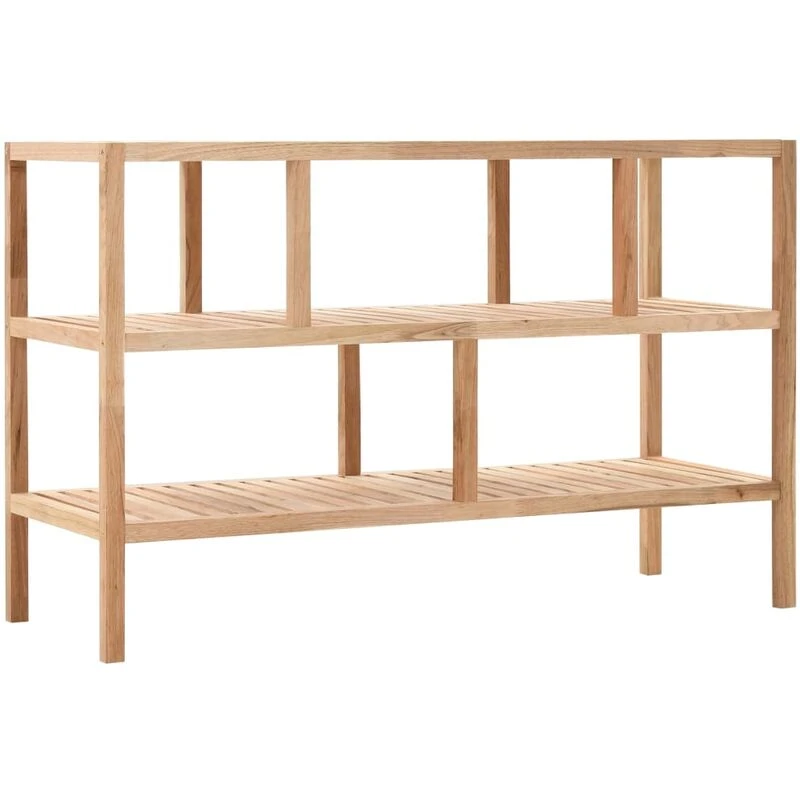 Image of VIDAXL Bathroom Shelf Solid Walnut Wood 100x40x65cm Vidaxl 8718475715092