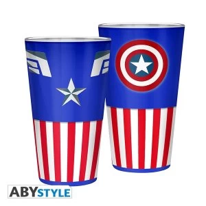 Image of Marvel - Captain America Large Glass