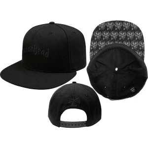 image of Motorhead - Logo & Warpig Mens Snapback Cap - Black