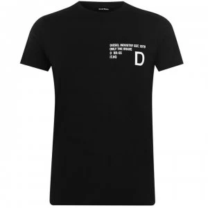 image of Diesel T Hover T Shirt - Black 900