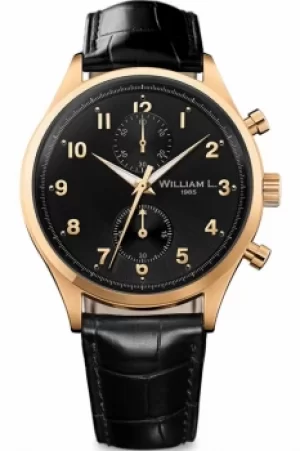 image of Mens William L 1985 Small Chrono Chronograph Watch WLOJ02NROJCN