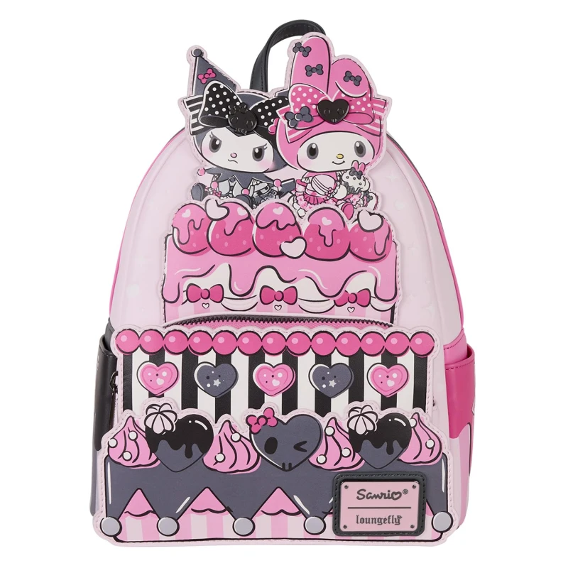 Image of Loungefly Sanrio My Melody and Kuromi Mini Backpack
