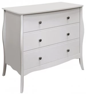 image of Argos Home Amelie 3 Drawer Chest - White