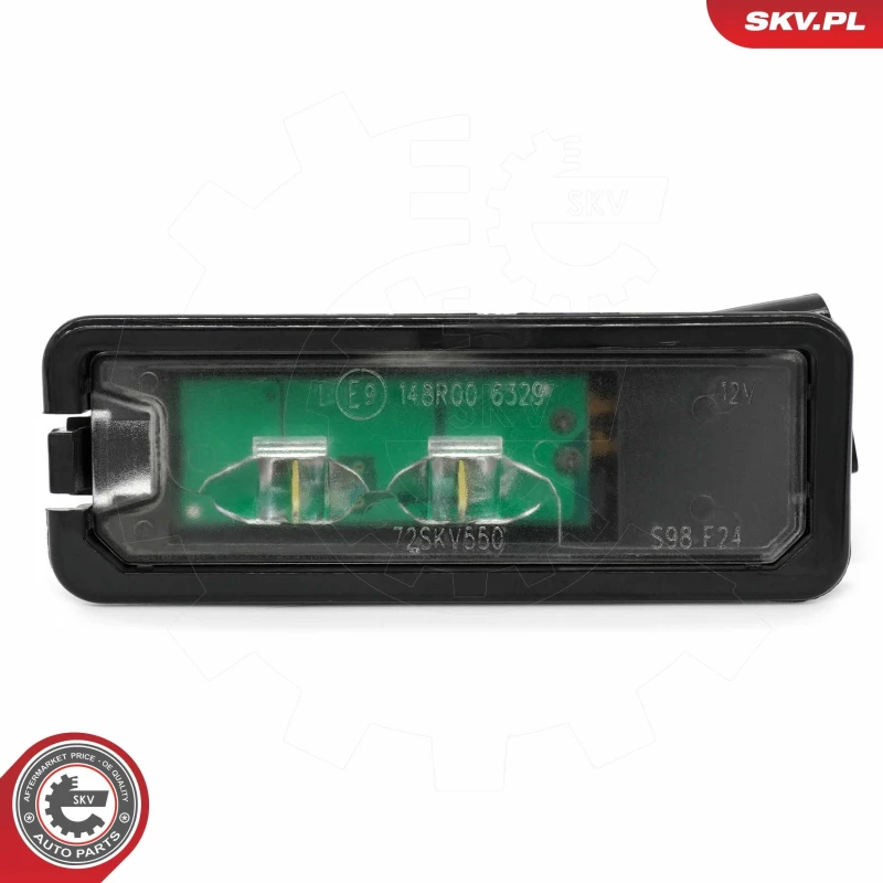 Image of ESEN SKV Number plate light ESEN SKV 72SKV550