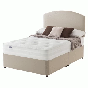 Image of Silentnight Mirapocket 1200 Which Best Buy 180cm Non Storage Divan Set - Sandstone