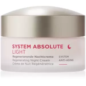 image of Annemarie Borlind SYSTEM ABSOLUTE Light Night Cream with Anti Ageing Effect 50ml