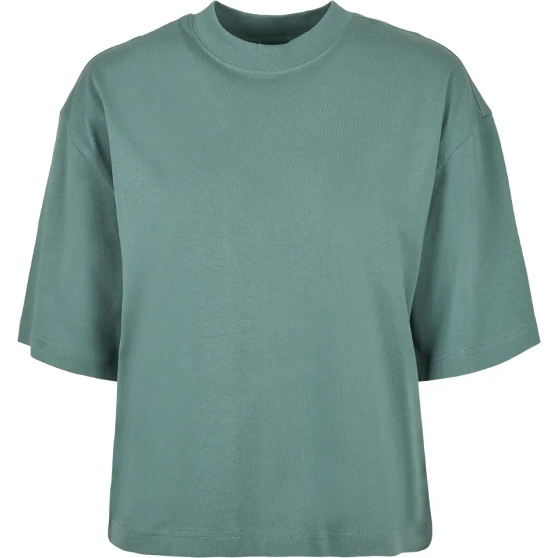 Image of Urban Classics Womens T-Shirt Urban Classics organic oversized- large sizes Vert Female 3XL