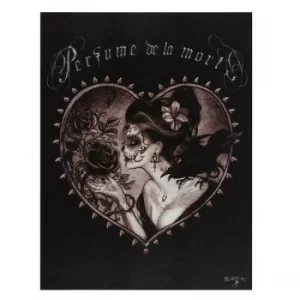 Image of Alchemy Perfume de la Mort Canvas Plaque