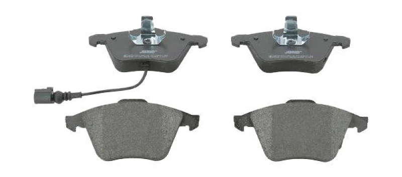 Image of JURID 573197J Brake pad set incl. wear warning contact, without accessories Brake Pad Set,disc brake (402)