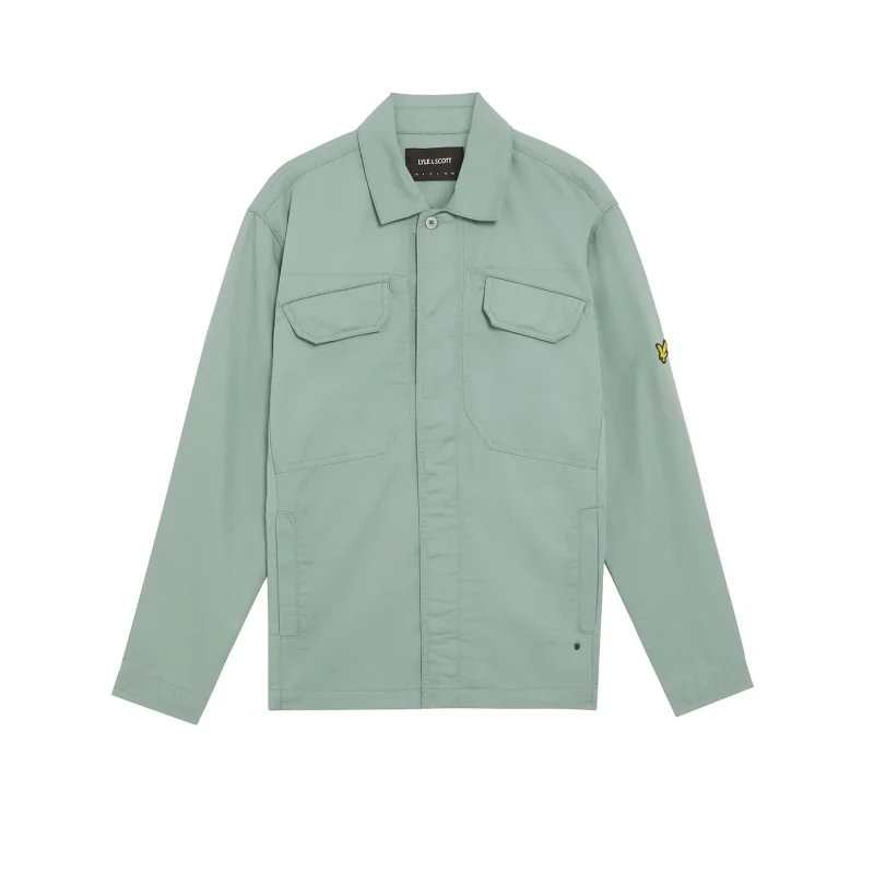 Image of Lyle & Scott Multi-pocket overshirt Lyle & Scott Vert Male S