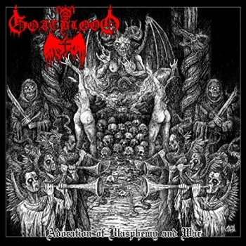 Image of Goatblood - Adoration of Blasphemy and War Vinyl