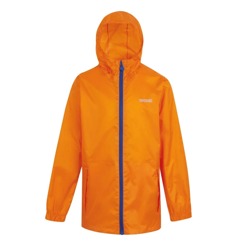 Image of Waterproof jacket for children Regatta Pack It Orange Unisex 15/16 ans