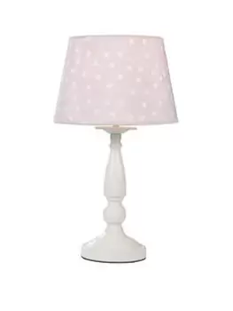 image of Glow Polka Dot Spindle Table Lamp, Multi